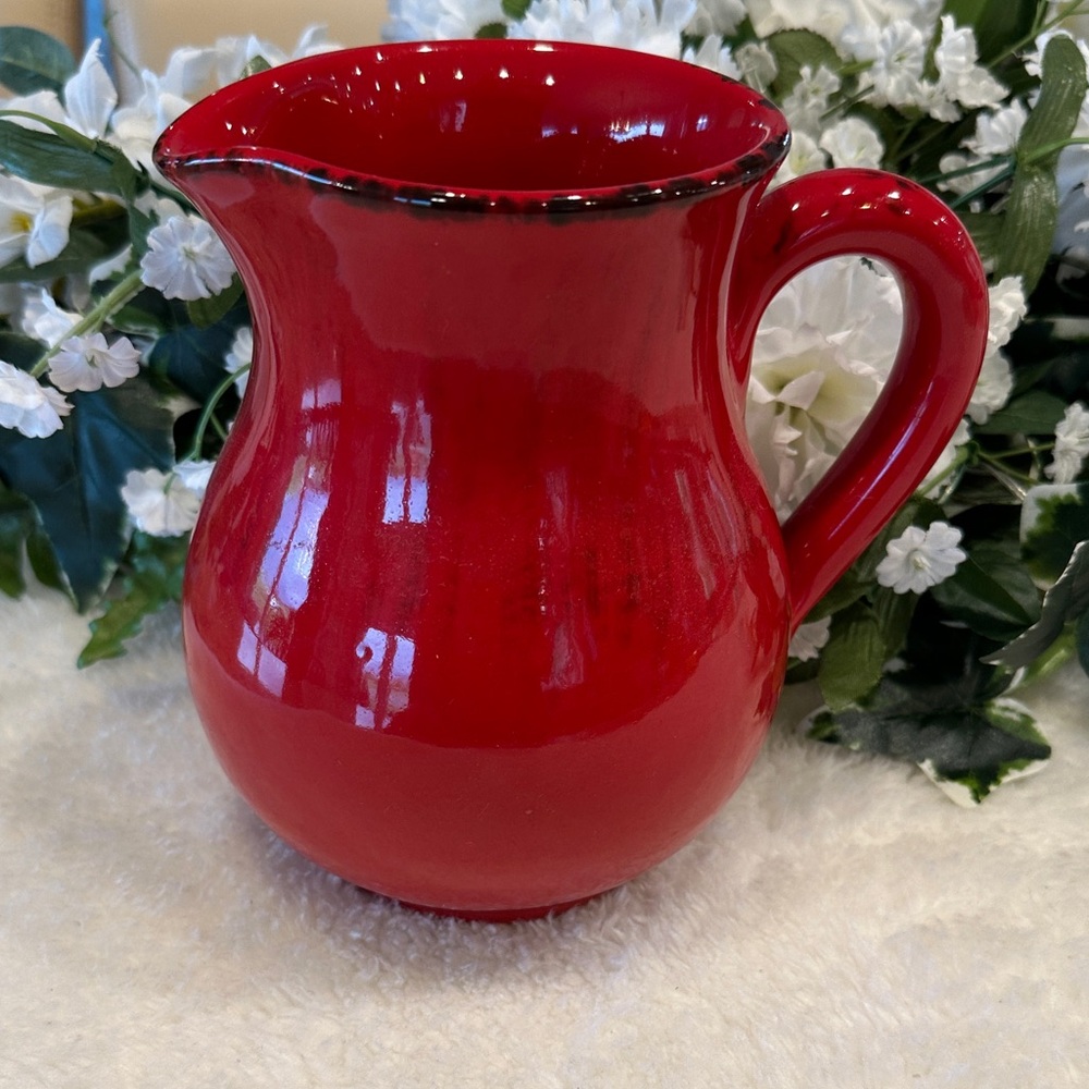 Italy made decor pitcher